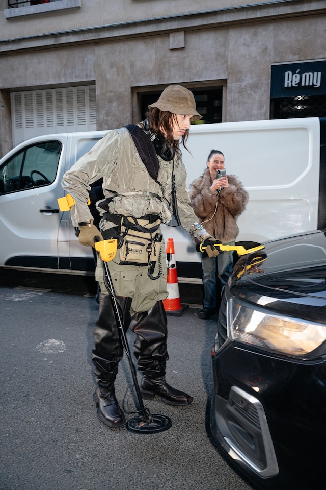 Paris Fashion Week AW24 street style Yu Fujiwara 23