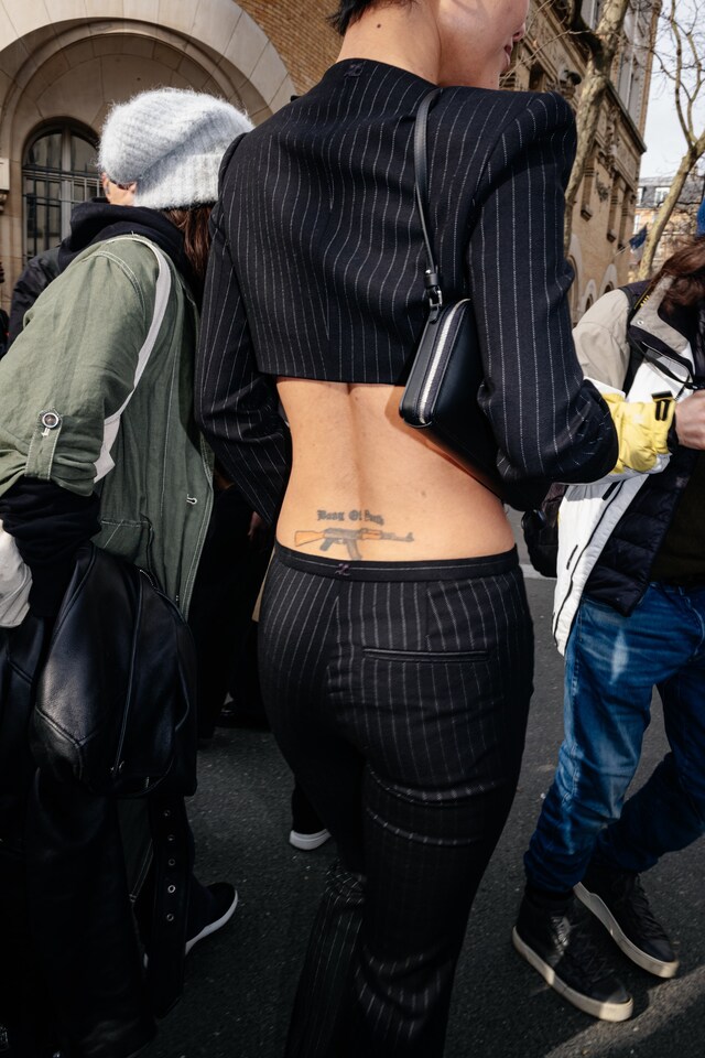 Paris Fashion Week AW24 street style Yu Fujiwara 26