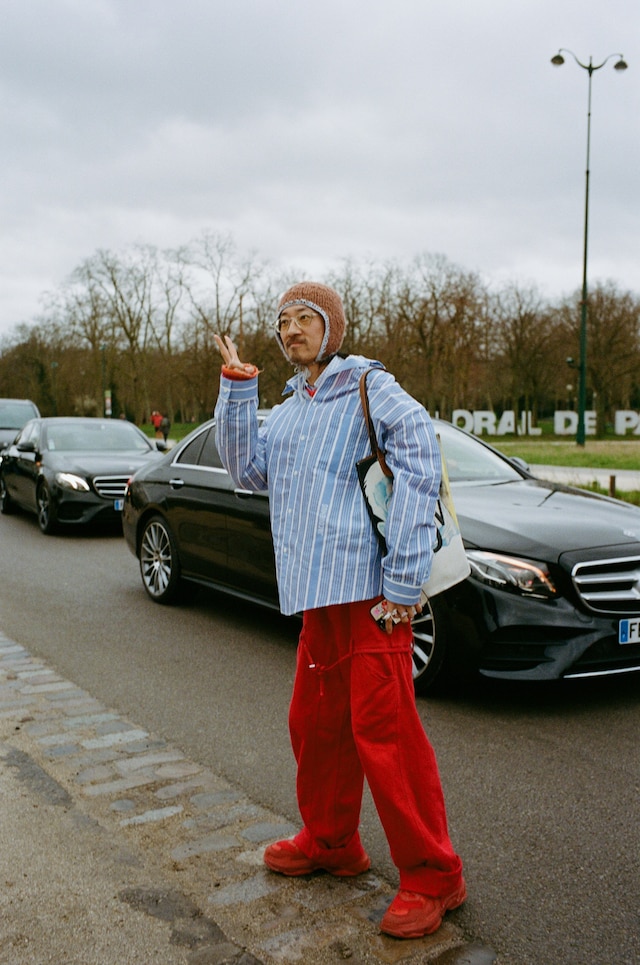 Paris Fashion Week AW24 street style Yu Fujiwara 38