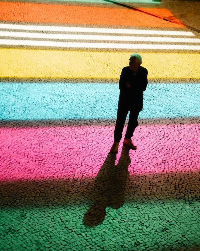 Photo-souvenirs: Daniel Buren, Copacabana Palace