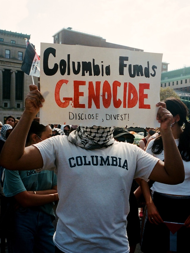 Columbia pro-Palestine encampment 2024 12