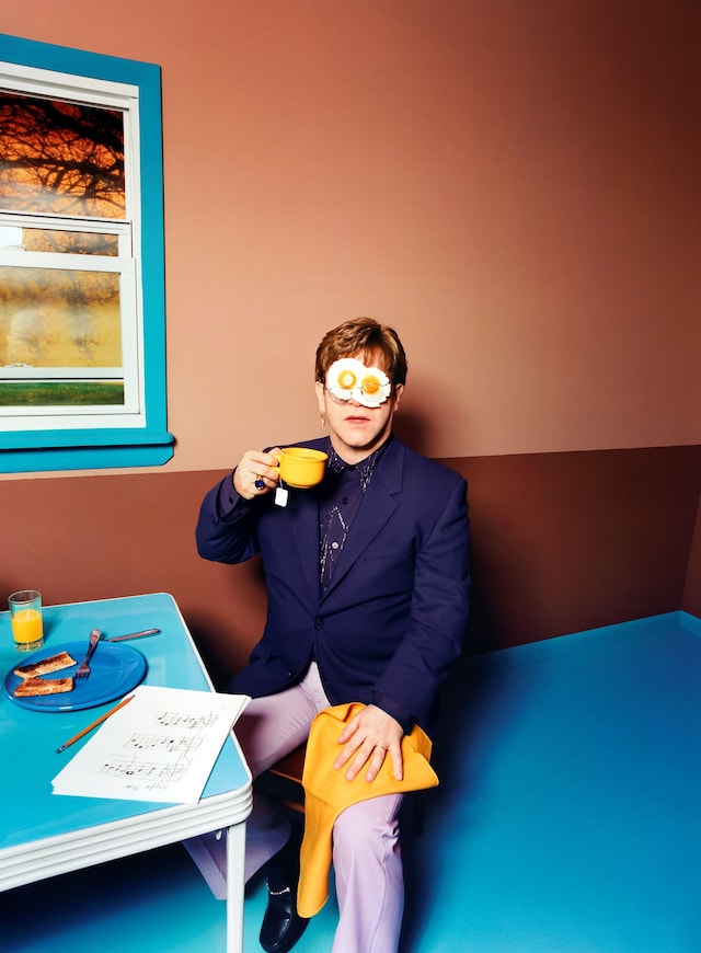 David LaChapelle, Elton John, Egg On His Face 6