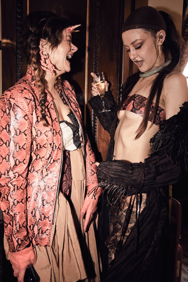 Hollie Bowden x Isamaya Ffrench animal party 12