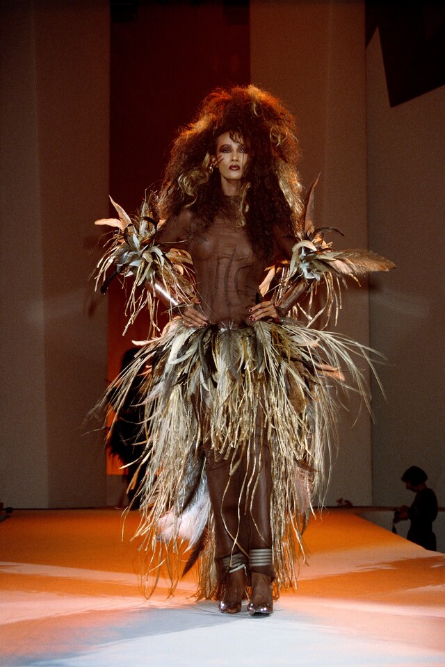 Iman Mugler runway looks 9