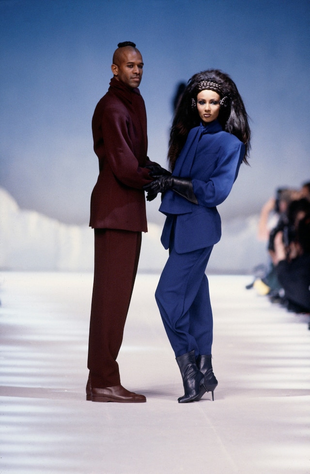 Iman Mugler runway looks 12