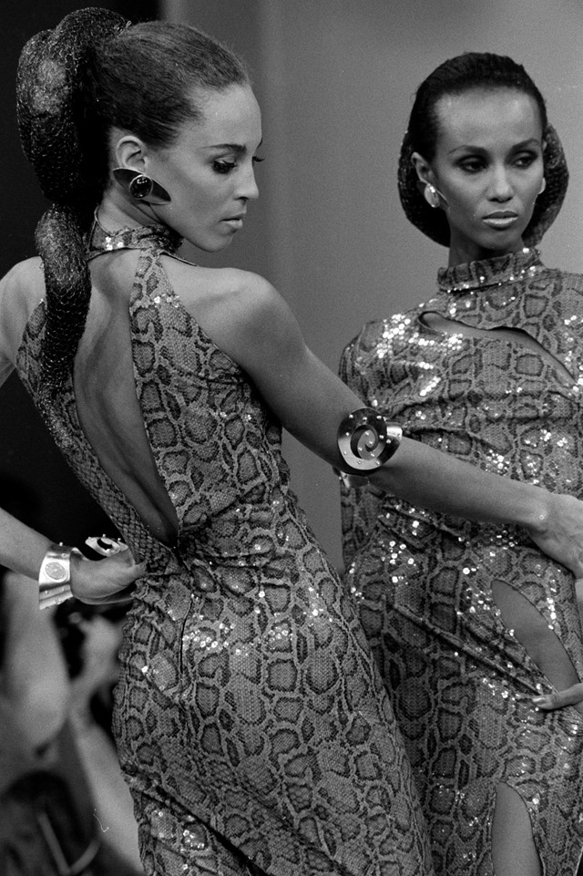 Vintage photos of Iman ruling the Thierry Mugler runway | Dazed