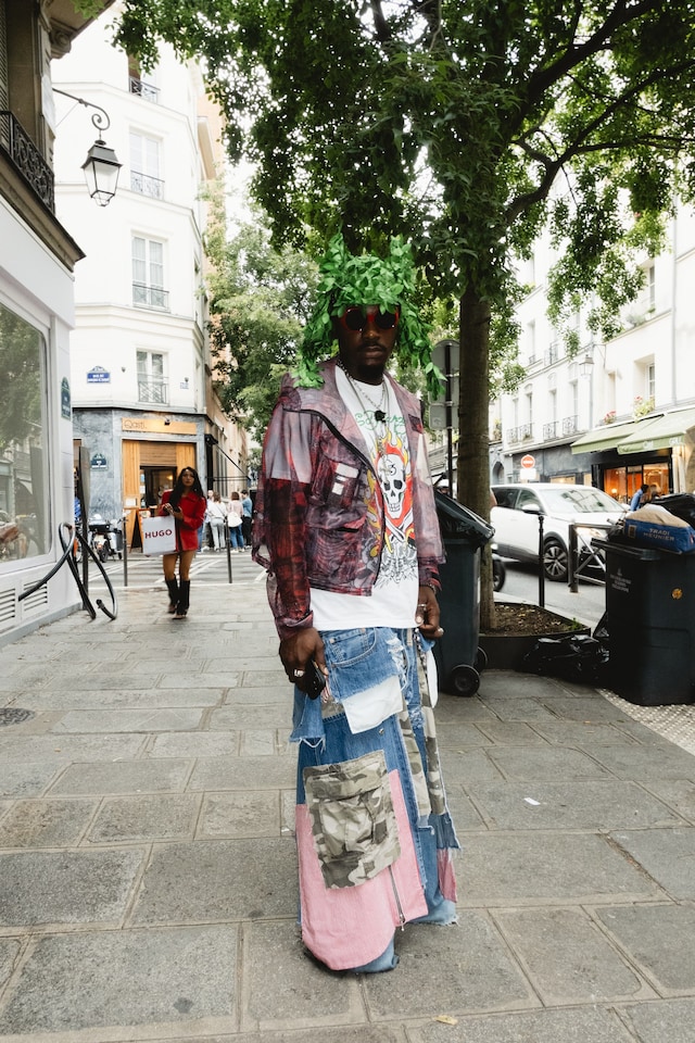 More Paris SS25 street style by Yu Fujiwara 18