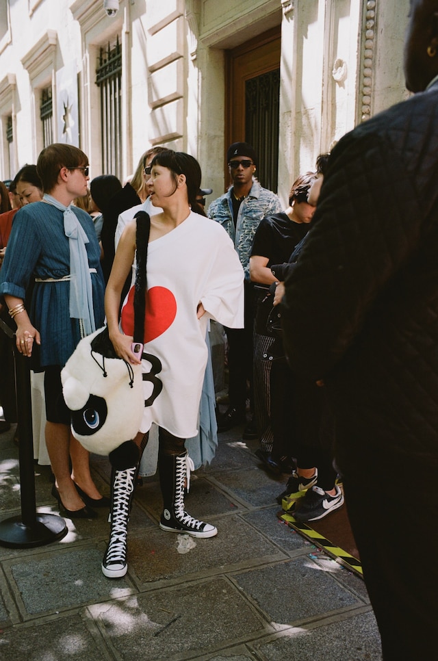 More Paris SS25 street style by Yu Fujiwara 3