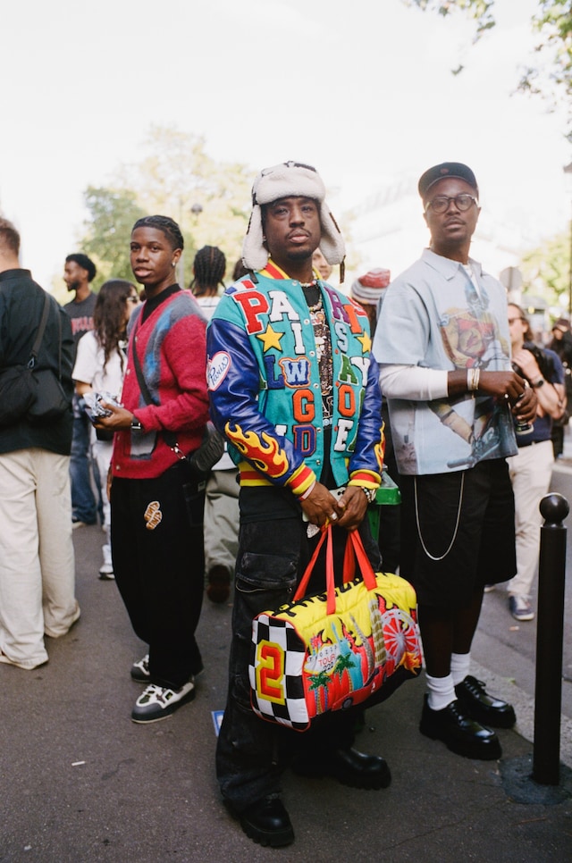 More Paris SS25 street style by Yu Fujiwara 28