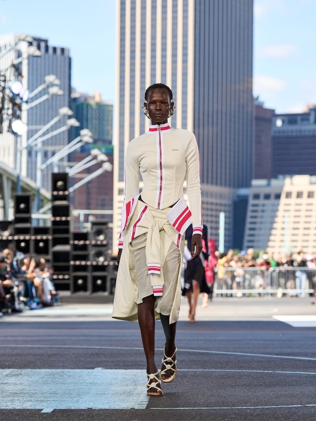 OFF-WHITE SS25 LOOK 1 Ib Kamara