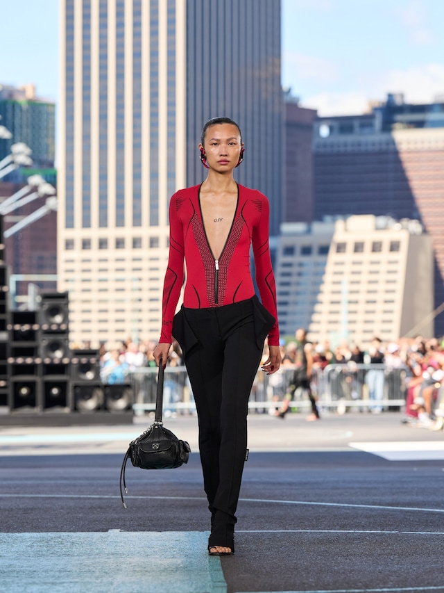 OFF-WHITE SS25 LOOK 1 Ib Kamara 4