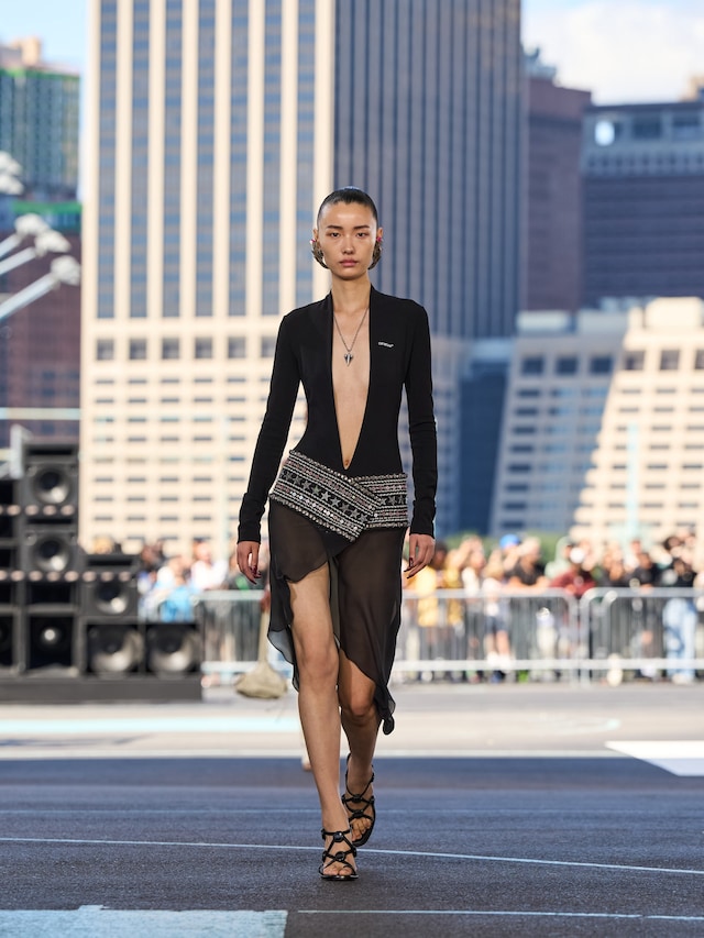 OFF-WHITE SS25 LOOK 1 Ib Kamara 13