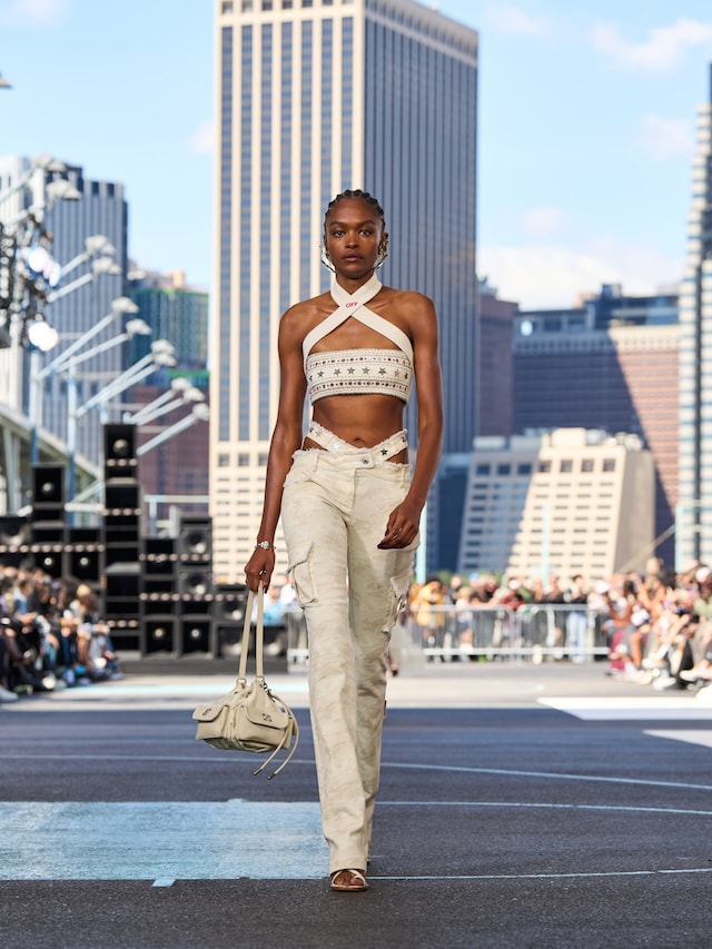 OFF-WHITE SS25 LOOK 1 Ib Kamara 14