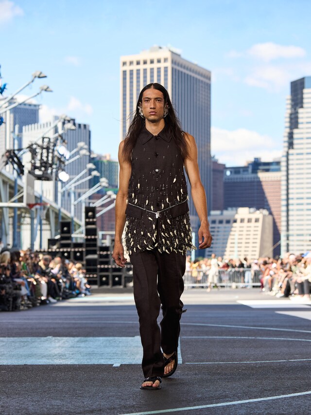 OFF-WHITE SS25 LOOK 1 Ib Kamara 33