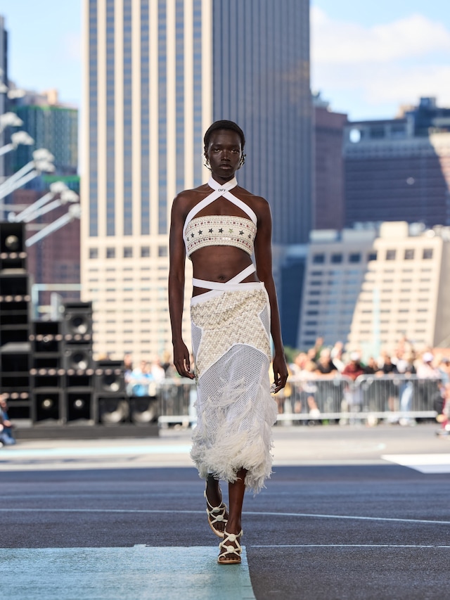 OFF-WHITE SS25 LOOK 1 Ib Kamara 40