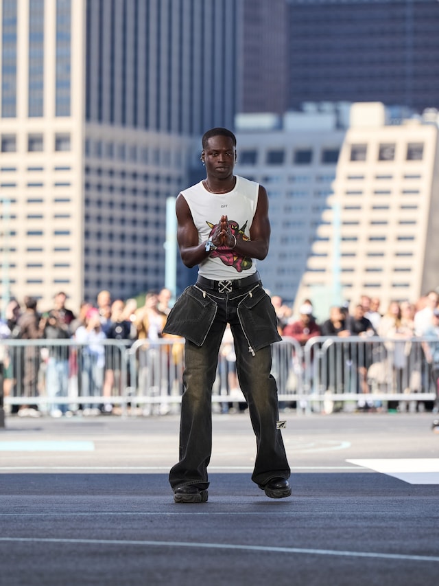 OFF-WHITE SS25 LOOK 1 Ib Kamara 41