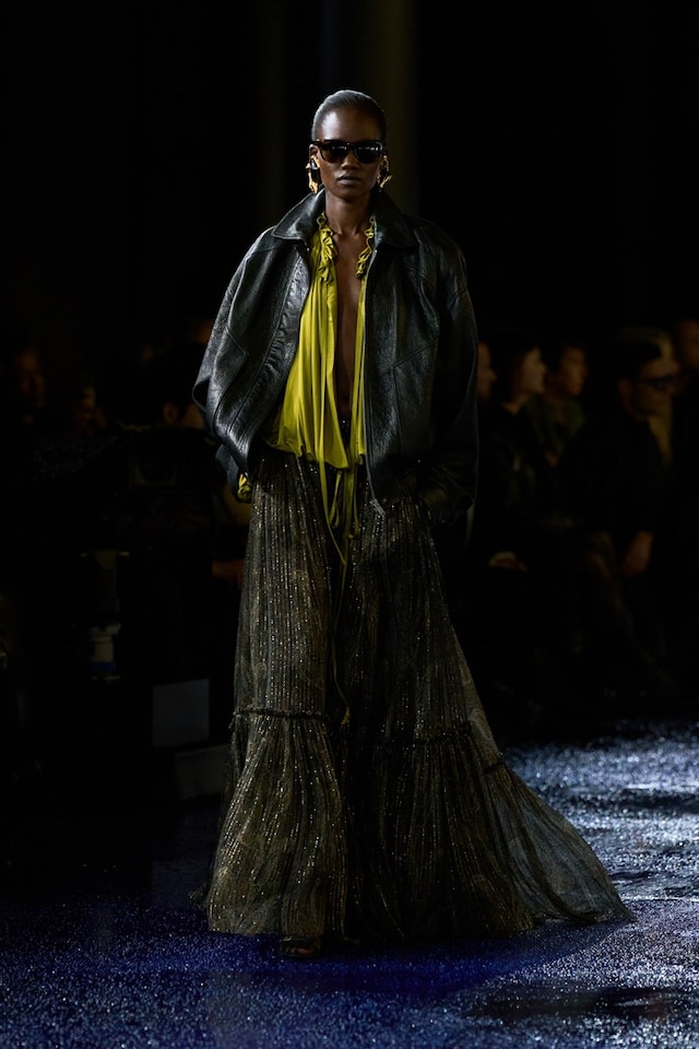 Saint Laurent SS25 runway show Paris Fashion Week 0