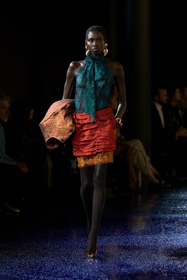 Saint Laurent SS25 runway show Paris Fashion Week 6