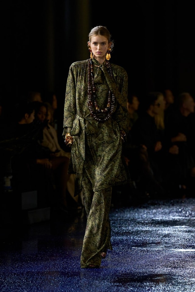 Saint Laurent SS25 runway show Paris Fashion Week 9