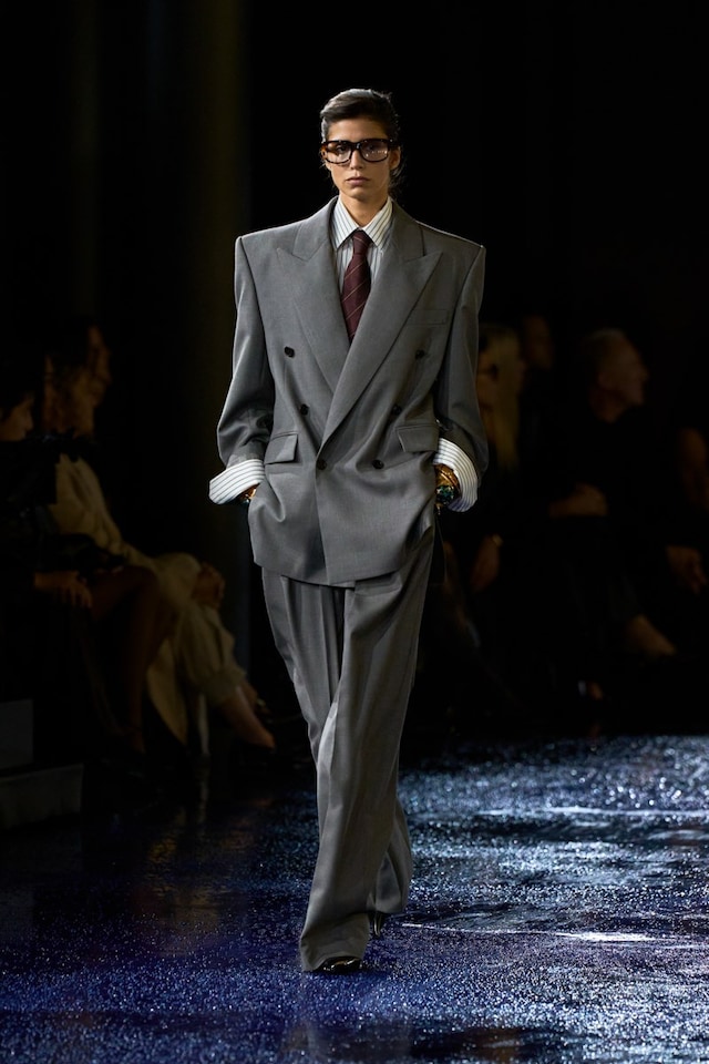 Saint Laurent SS25 runway show Paris Fashion Week 11