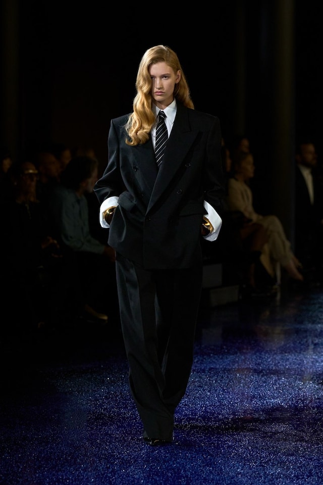 Saint Laurent SS25 runway show Paris Fashion Week 13