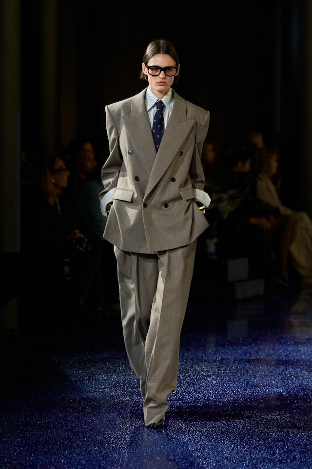 Saint Laurent SS25 runway show Paris Fashion Week 18