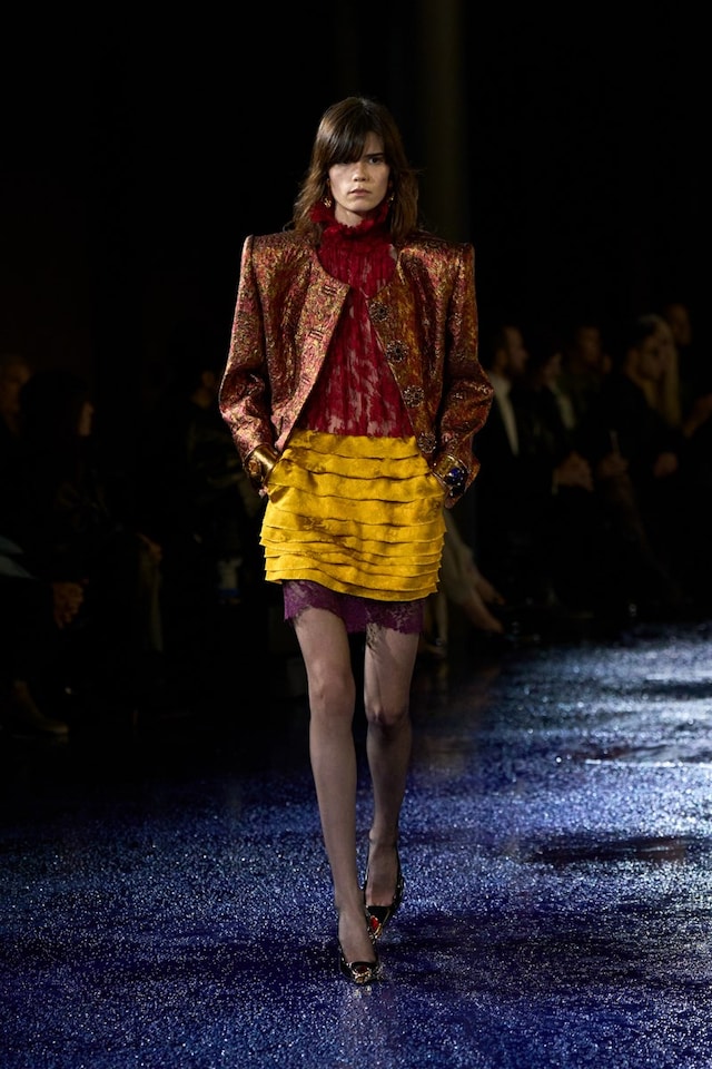 Saint Laurent SS25 runway show Paris Fashion Week 20