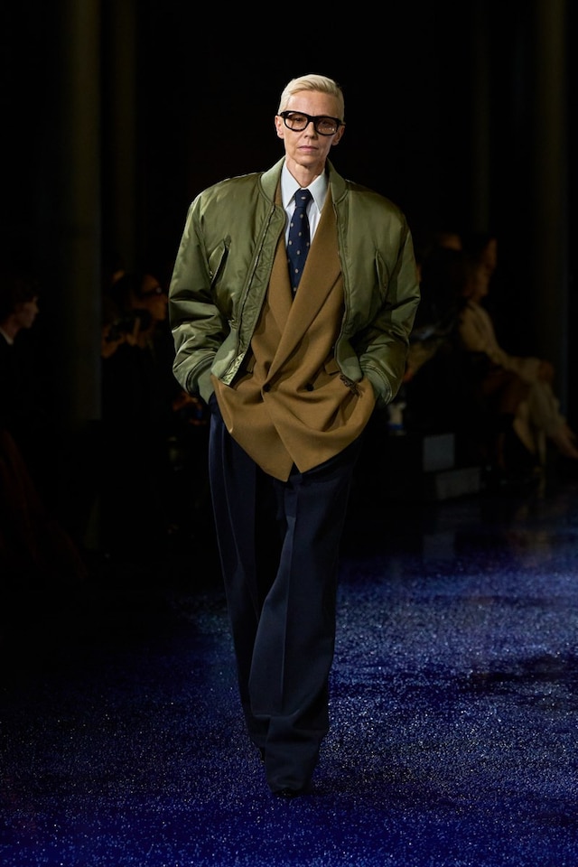 Saint Laurent SS25 runway show Paris Fashion Week 28