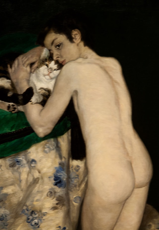 Narcissus and young boy with a cat (2024) 7