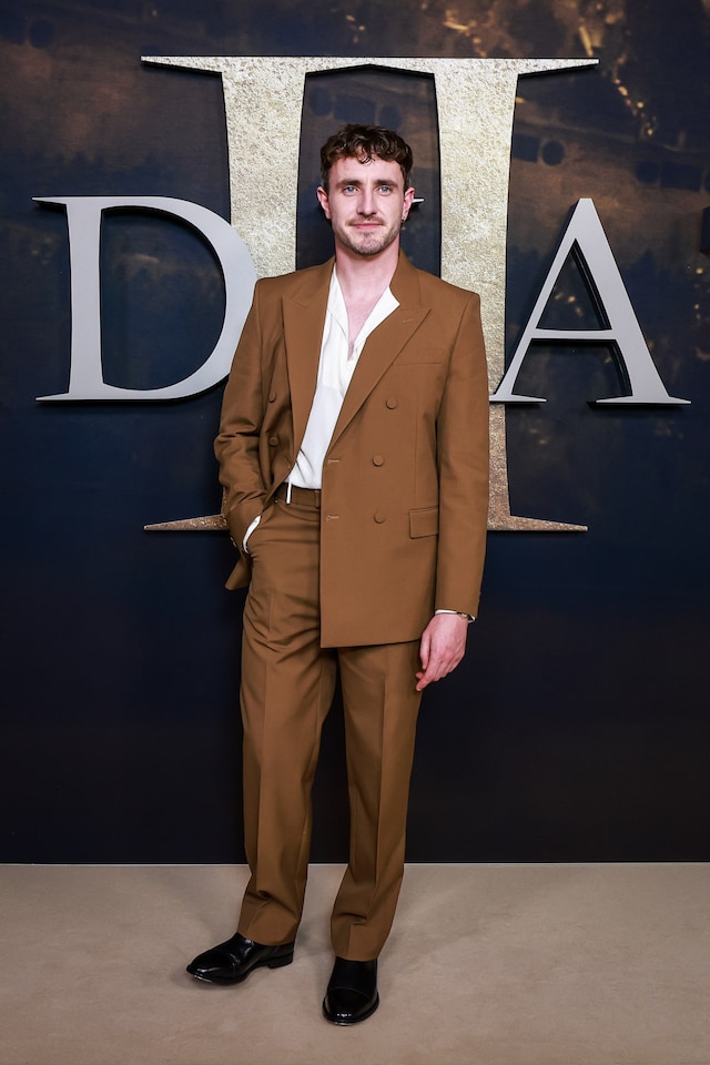 Paul Mescal Gladiator II press tour looks 6
