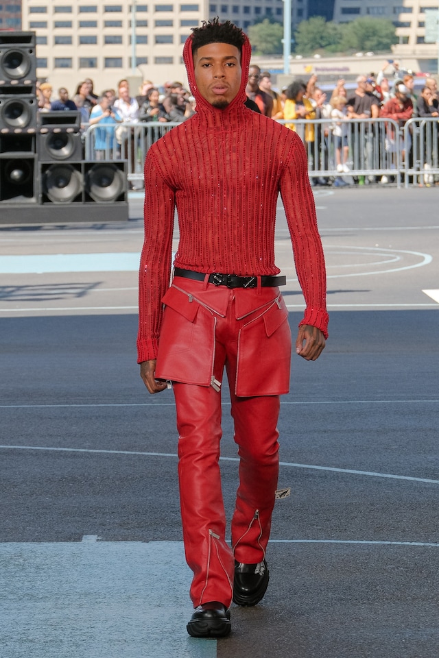 Rappers on the runway NLE Choppa 23