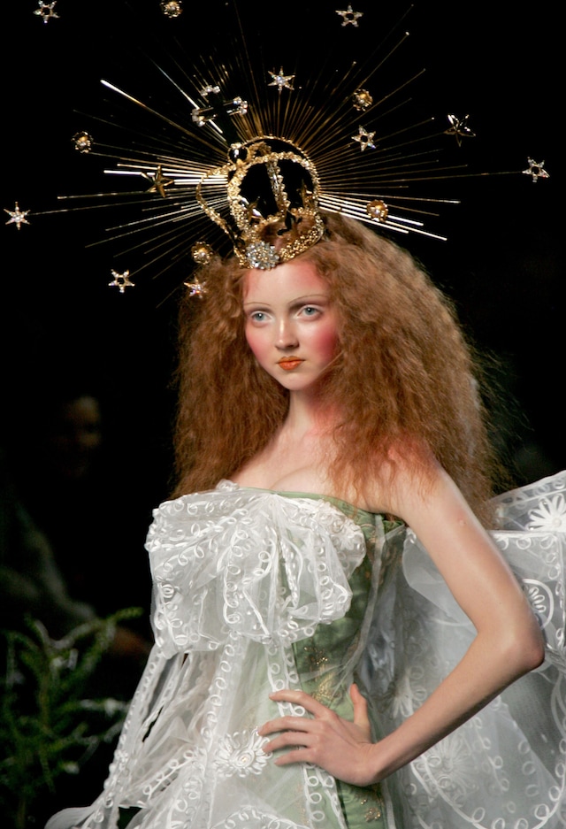 Lily Cole wearing Christian Dior Haute Couture A/W 2005 9