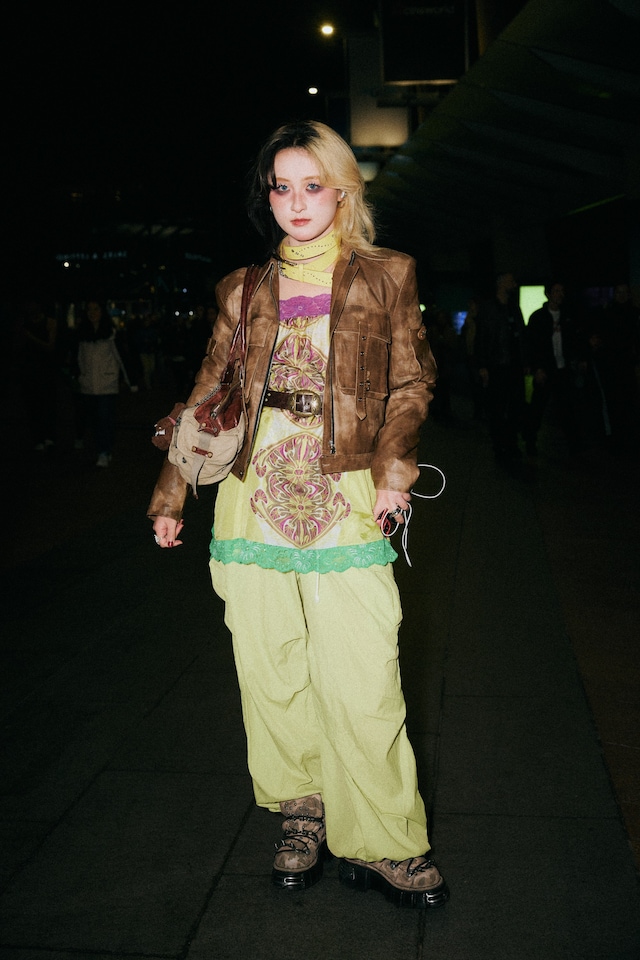 Charli xcx Brat tour O2 street style 0