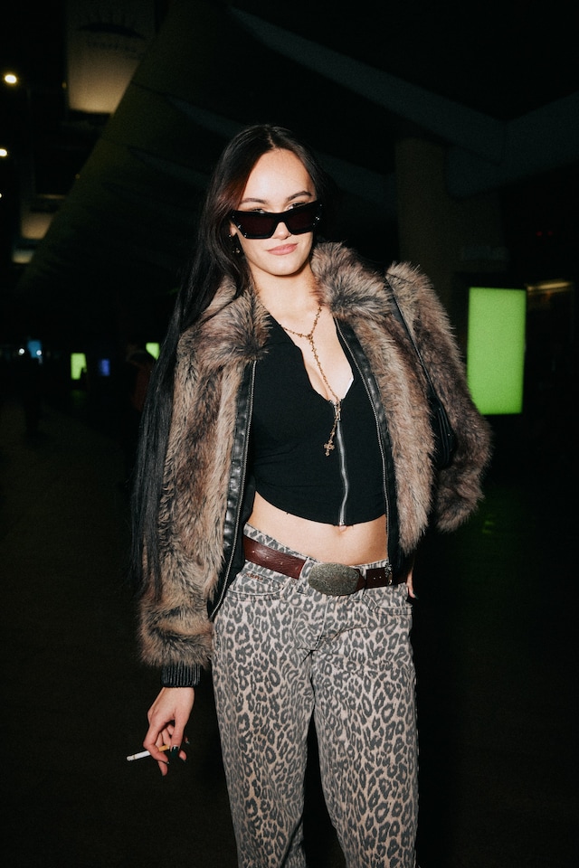 Charli xcx Brat tour O2 street style 15