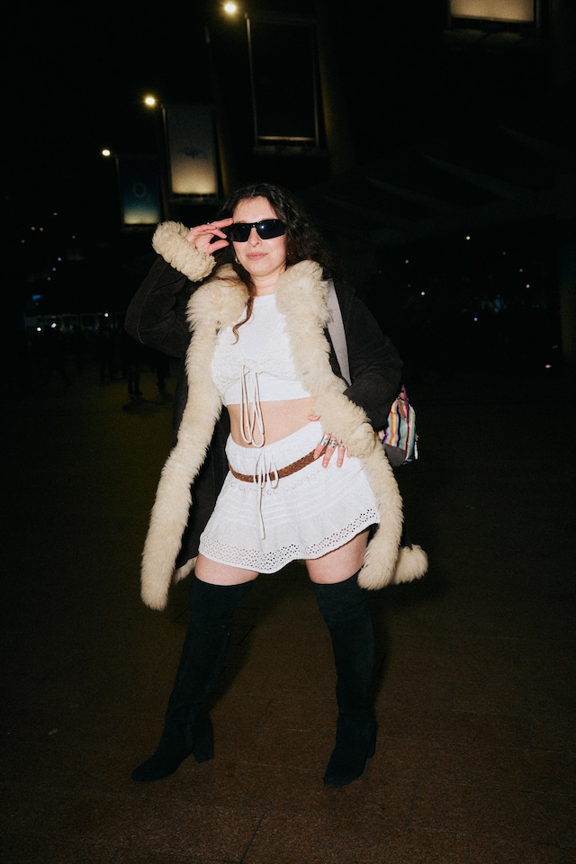Charli xcx Brat tour O2 street style 16