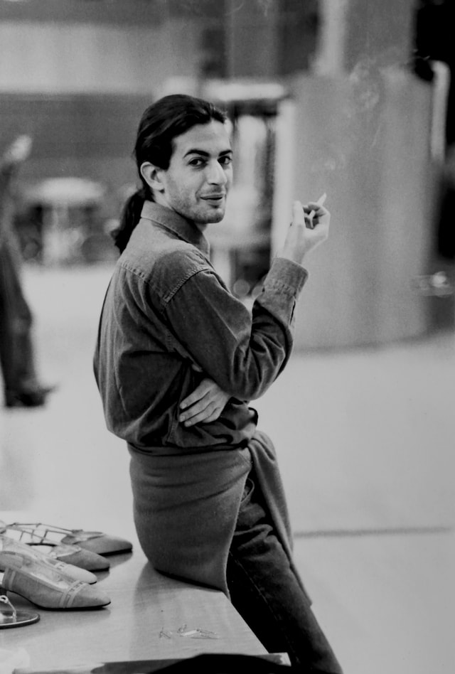 Marc Jacobs in the Perry Ellis showroom, New York, circa 198 20