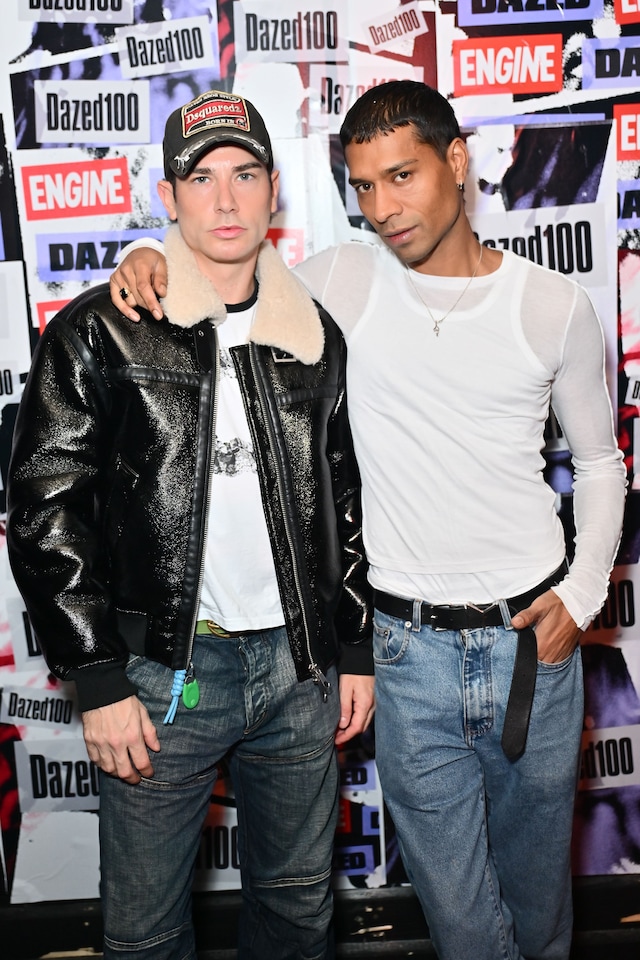 Cesar Vicente and Bari Khalique at The Dazed 100 P 12