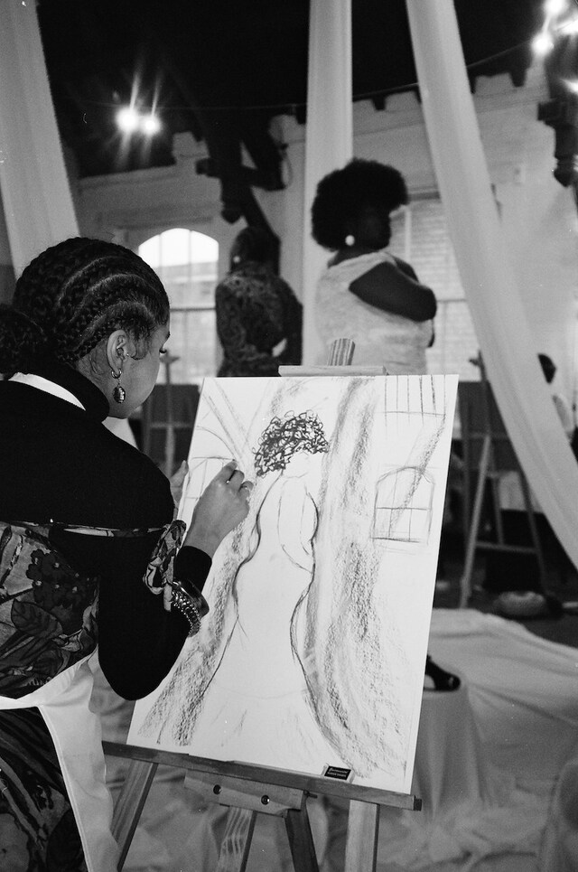 Feben life drawing class, Puma and Sister Space 5