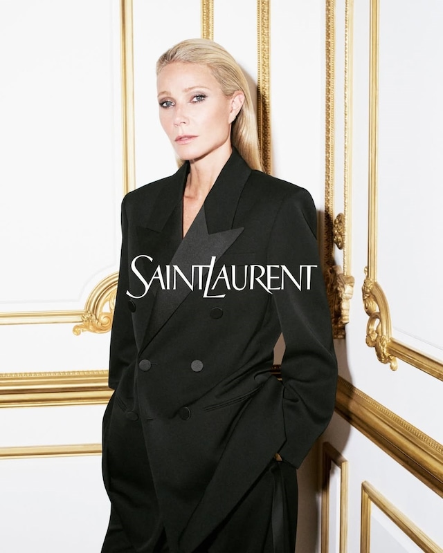 GWYNETH SUITS UP FOR SAINT LAURENT