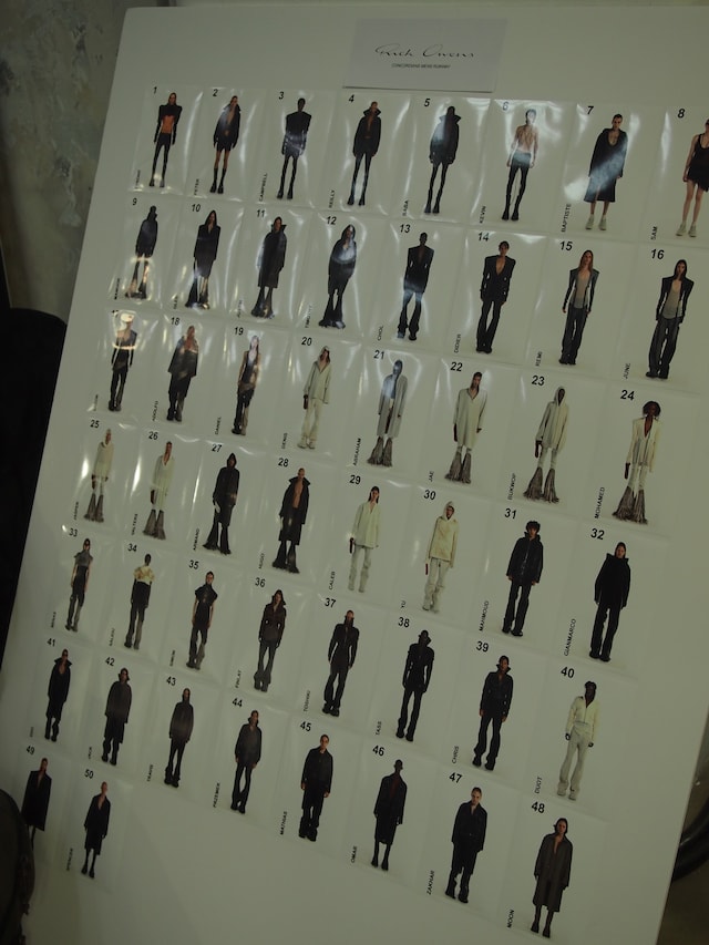 Rick Owens AW25 men’s backstage 29