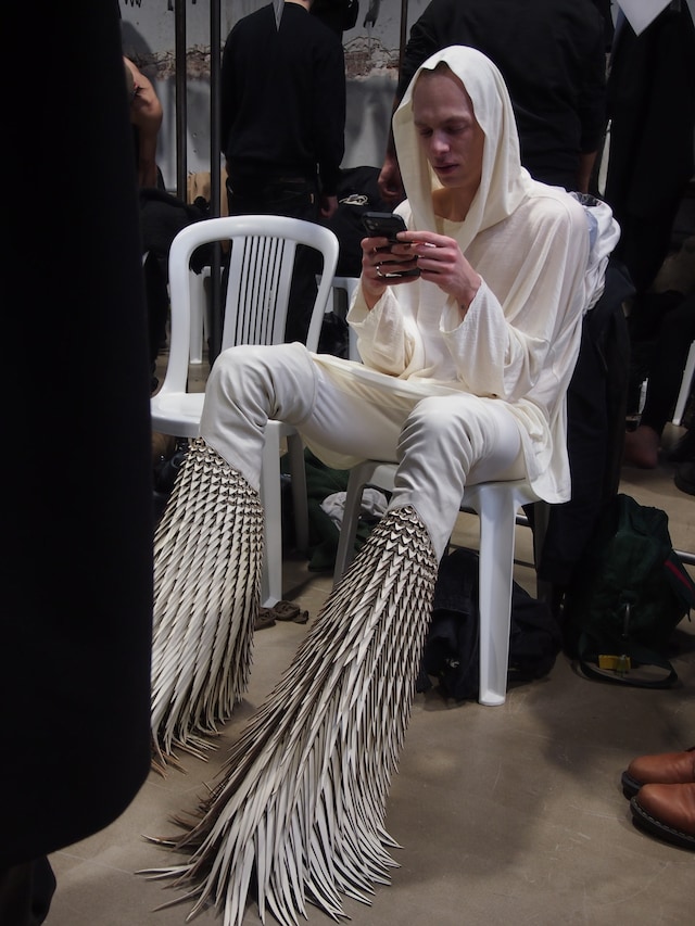 Rick Owens AW25 men’s backstage 6