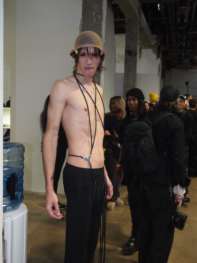 Rick Owens AW25 men’s backstage 9