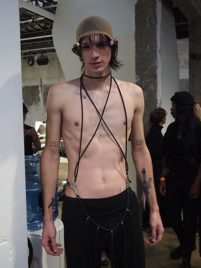 Rick Owens AW25 men’s backstage 17
