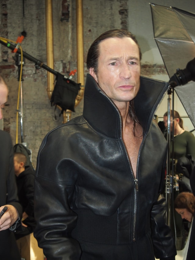 Rick Owens AW25 men’s backstage 21