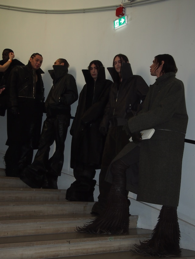 Rick Owens AW25 men’s backstage 30