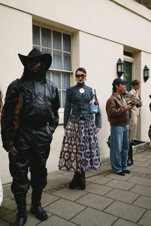London Fashion Week street style AW25 5