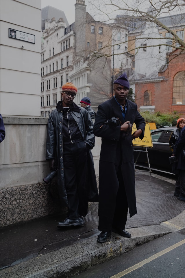 London Fashion Week street style AW25 13
