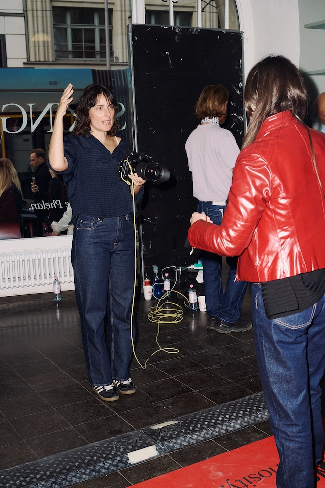 Rita Lino photo session at H&amp;M in Berlin 1