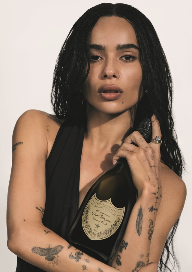 Zo&#235; Kravtiz for Dom P&#233;rignon by Collier Schorr