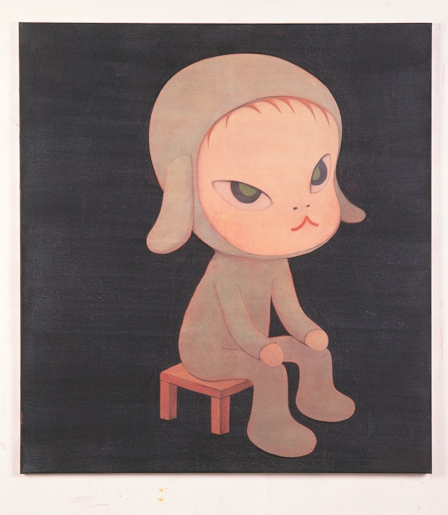 Yoshitomo Nara, Sleepless Night (Sitting) (1997)